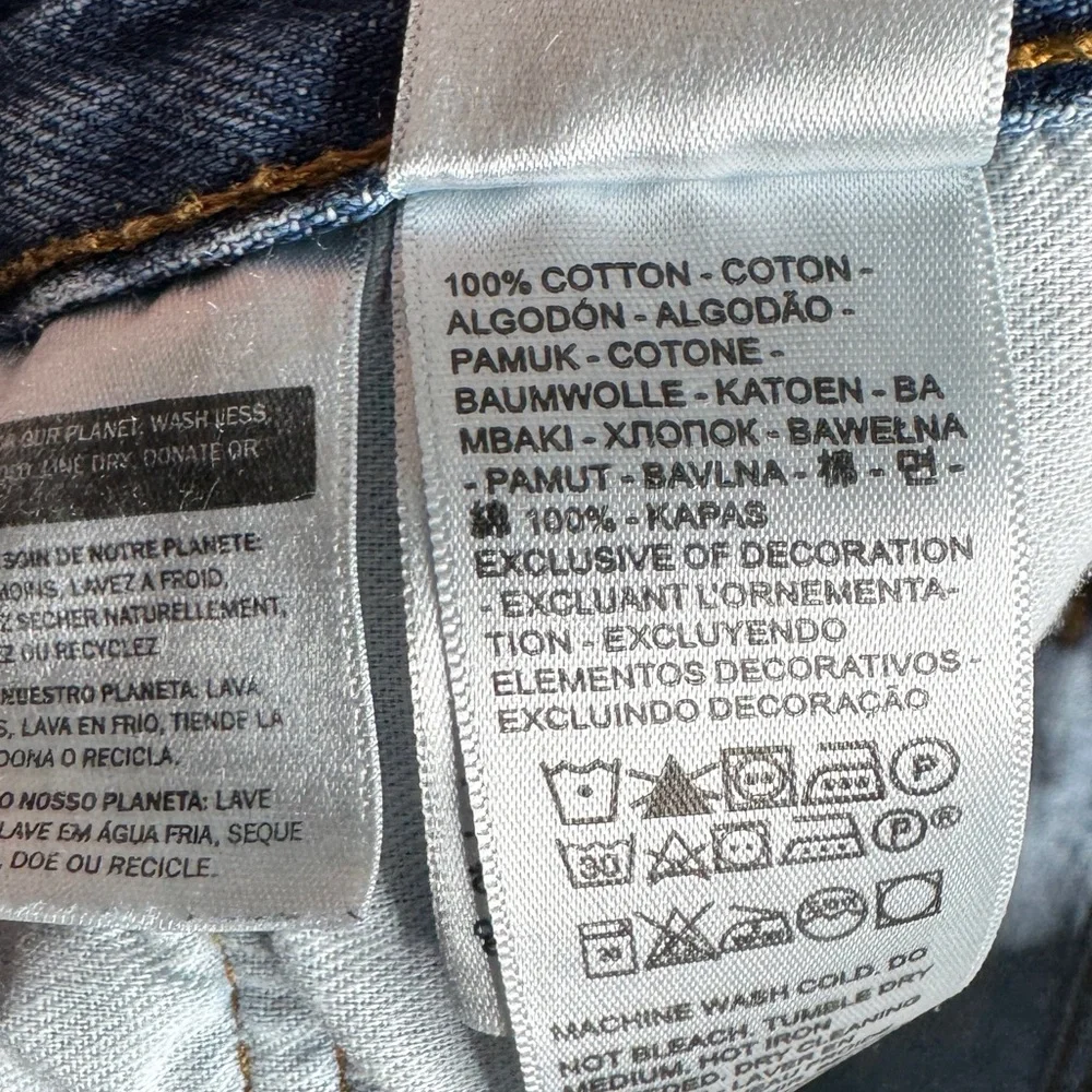 Levi's 501 Original Mid Rise Regular Fit Straight Leg Jeans Denim Pants Men's 36